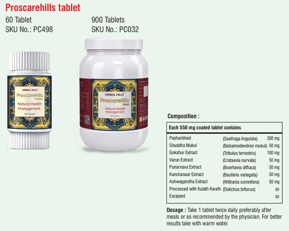 Proscarehills tablet