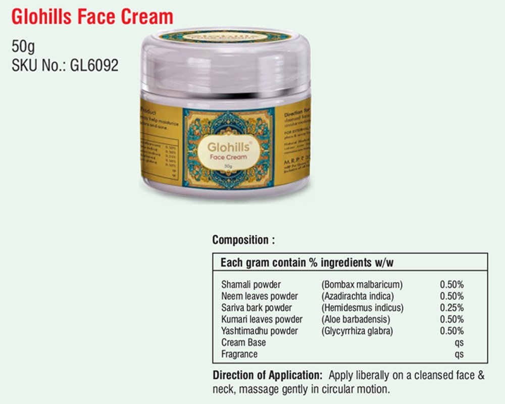 Glohills Face Cream